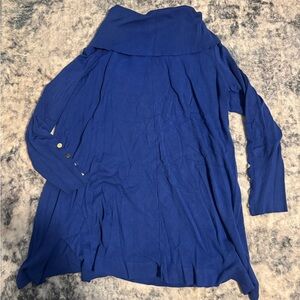 The Limited Indigo Knit Turtleneck Top